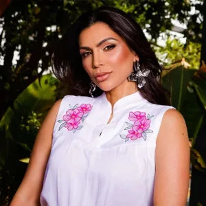 Blusa fernanda em viscolinho
