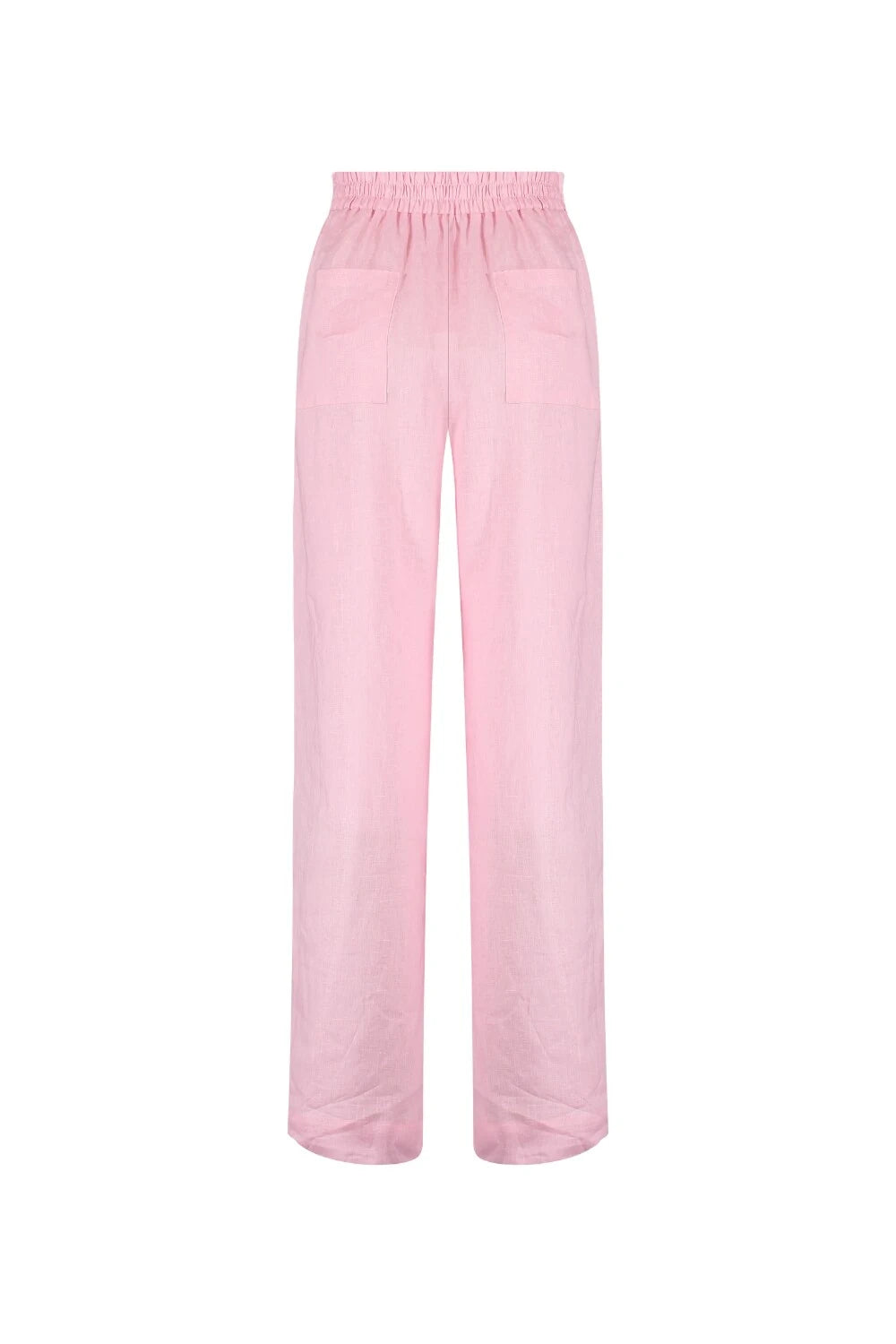 Calça Isadora-100% Linho-Rosa